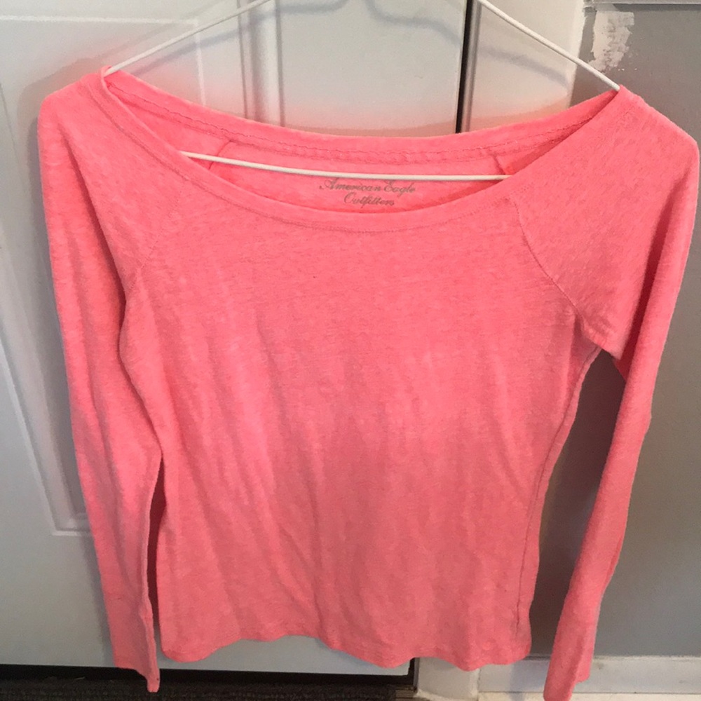 Pink long sleeve shirt